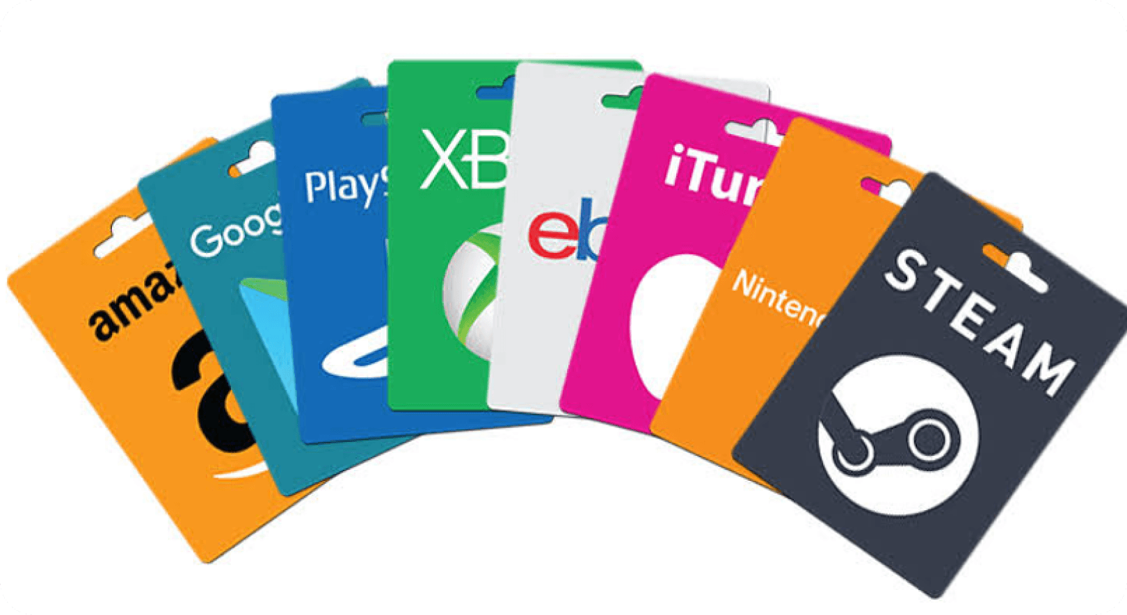 Gift card brands you can sell on Ridima — illustration