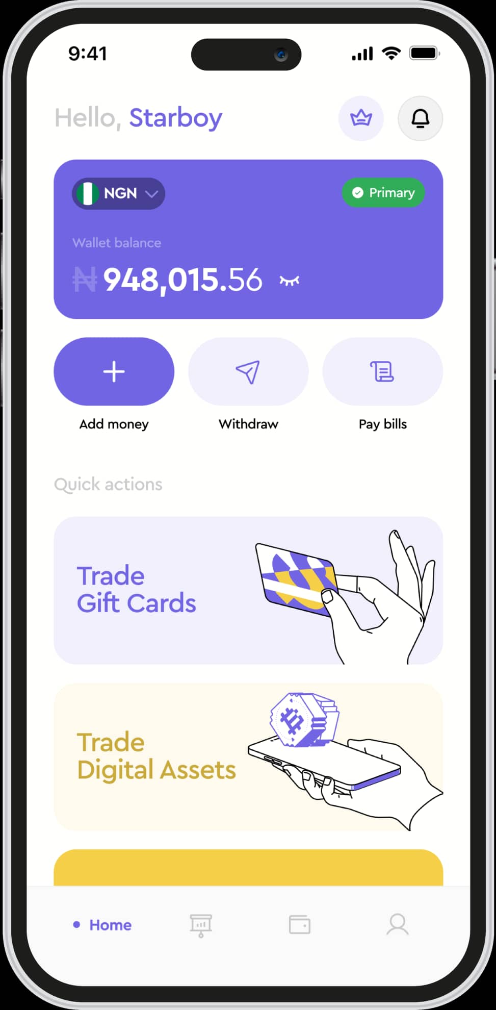 How to buy gift cards on Ridima — illustration